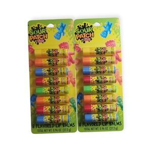 (2) Sour Patch Kids Lip Balm 8 Pack